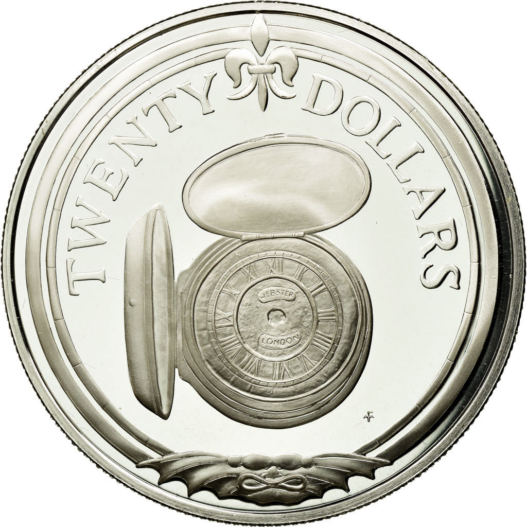 Coin, BRITISH VIRGIN ISLANDS, Elizabeth II, 20 Dollars, 1985, Franklin Mint