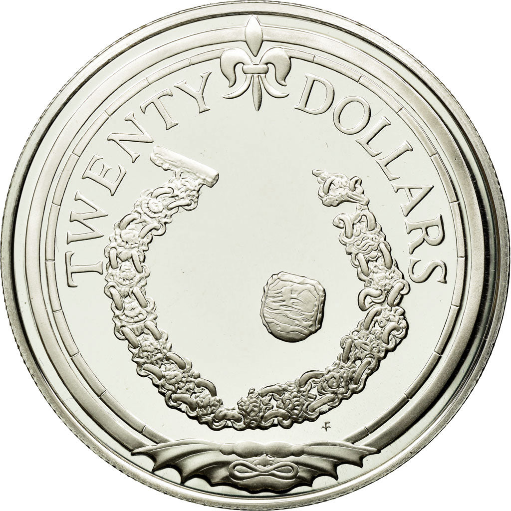 Coin, BRITISH VIRGIN ISLANDS, Elizabeth II, 20 Dollars, 1985, Franklin Mint