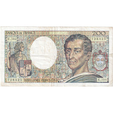 France, 200 Francs, Montesquieu, 1992, K.104, VF(20-25), Fayette:70.12 b)