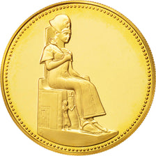 Coin, Egypt, 50 Pounds, 1999, Franklin Mint, MS(65-70), Gold, KM:921