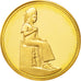 Coin, Egypt, 50 Pounds, 1999, Franklin Mint, MS(65-70), Gold, KM:921