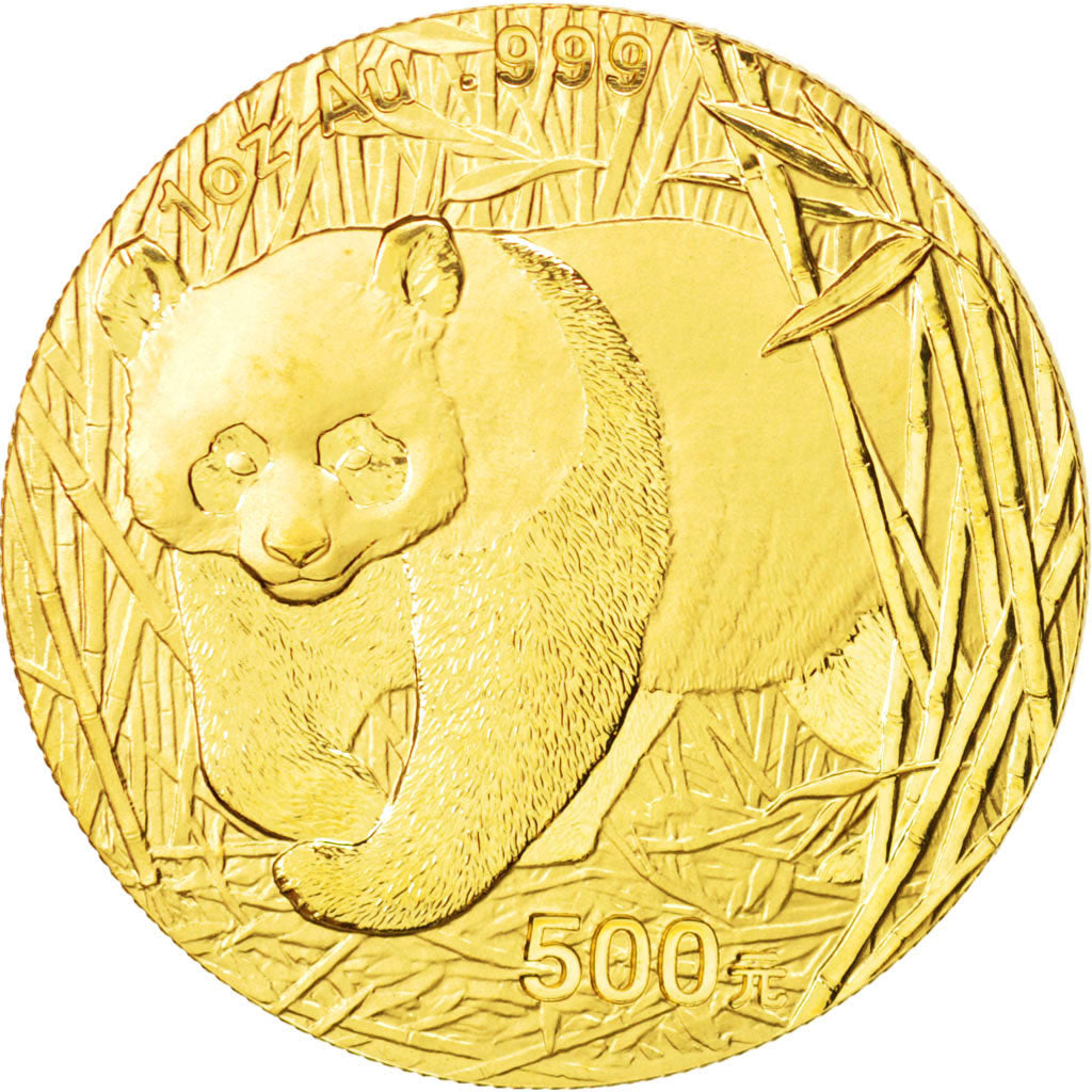 CHINA, PEOPLE'S REPUBLIC, 500 Yüan, 2002, PCGS MS69, Gold, KM:1460
