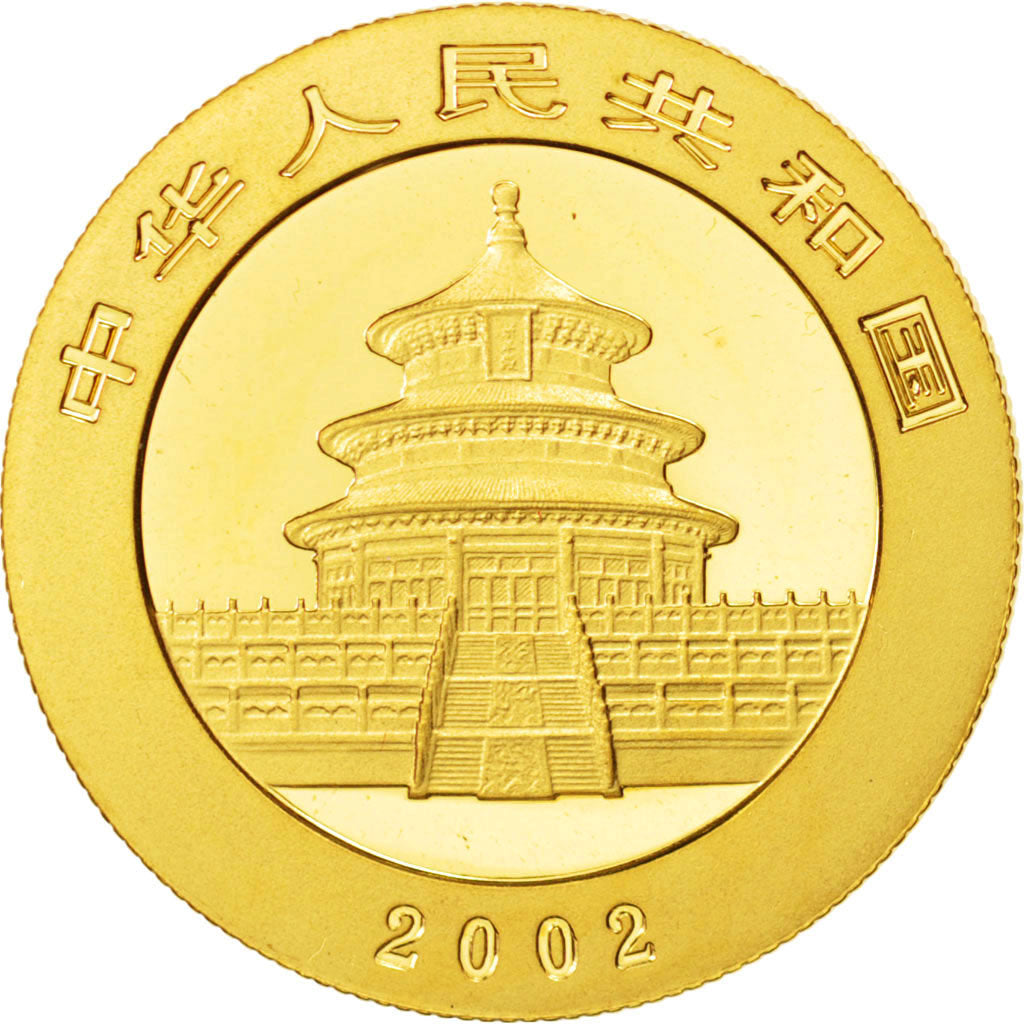 CHINA, PEOPLE'S REPUBLIC, 200 Yuan, 2002, MS(65-70), Gold, KM:1459