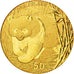 CHINA, PEOPLE'S REPUBLIC, 50 Yuan, 2002, MS(65-70), Gold, KM:1457