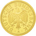 GERMANY - FEDERAL REPUBLIC, Mark, 2001, Berlin, MS(65-70), Gold, KM:203