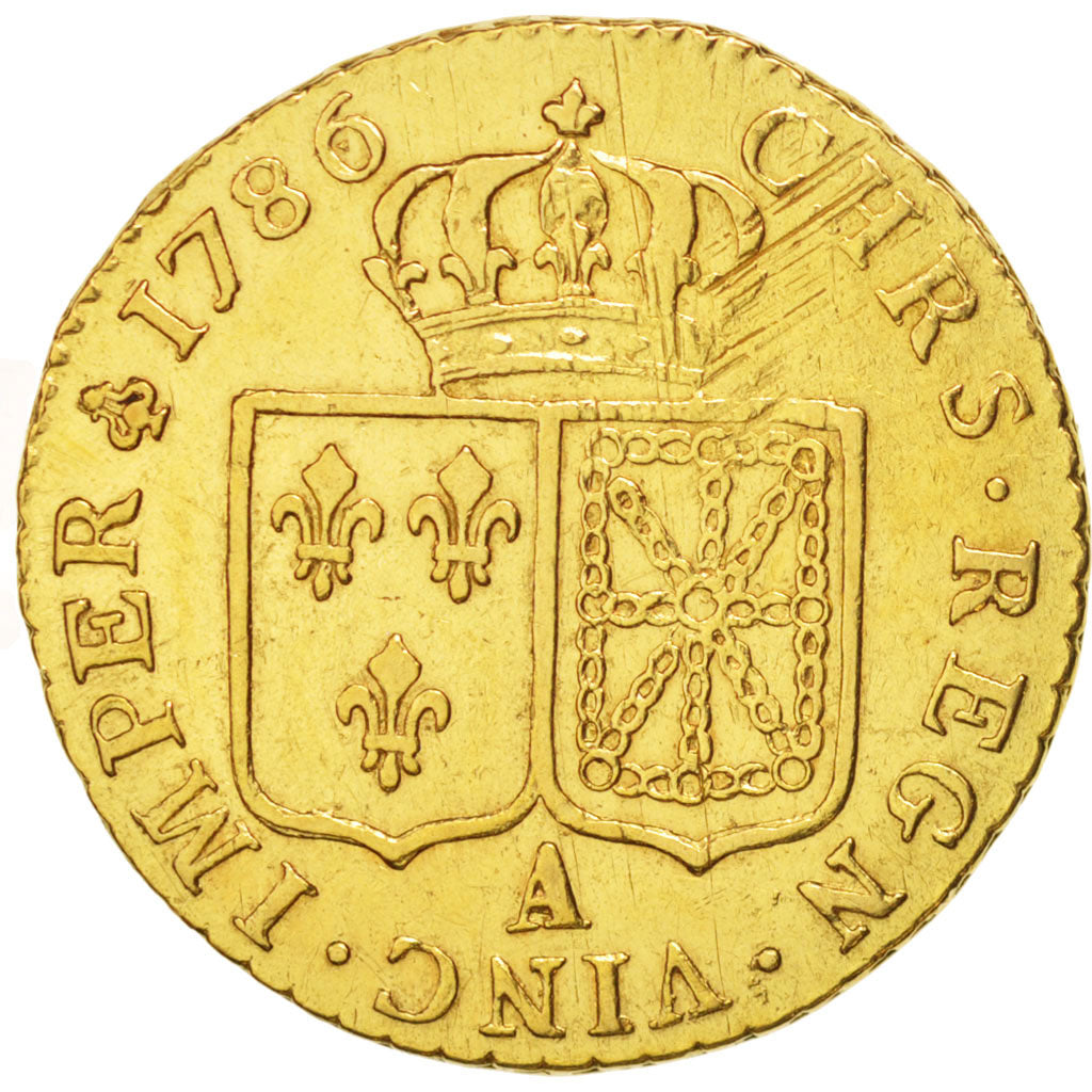 France, Louis XVI, Louis d'or à la tête nue, 1786, Paris, KM 591.1