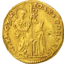 ITALIAN STATES, VENICE, Giovanni Corner II, Zecchino, Venice, VF(30-35), KM 481