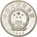 Moneda, CHINA, REPÚBLICA POPULAR, 5 Yüan, 1990, FDC, Plata, KM:312