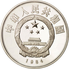CHINA, PEOPLE'S REPUBLIC, 5 Yüan, 1984, MS(65-70), Silver, KM:98