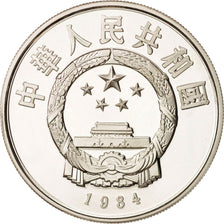 CHINA, PEOPLE'S REPUBLIC, 5 Yüan, 1984, MS(65-70), Silver, KM:99