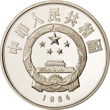 CHINA, PEOPLE'S REPUBLIC, 5 Yüan, 1984, MS(65-70), Silver, KM:101