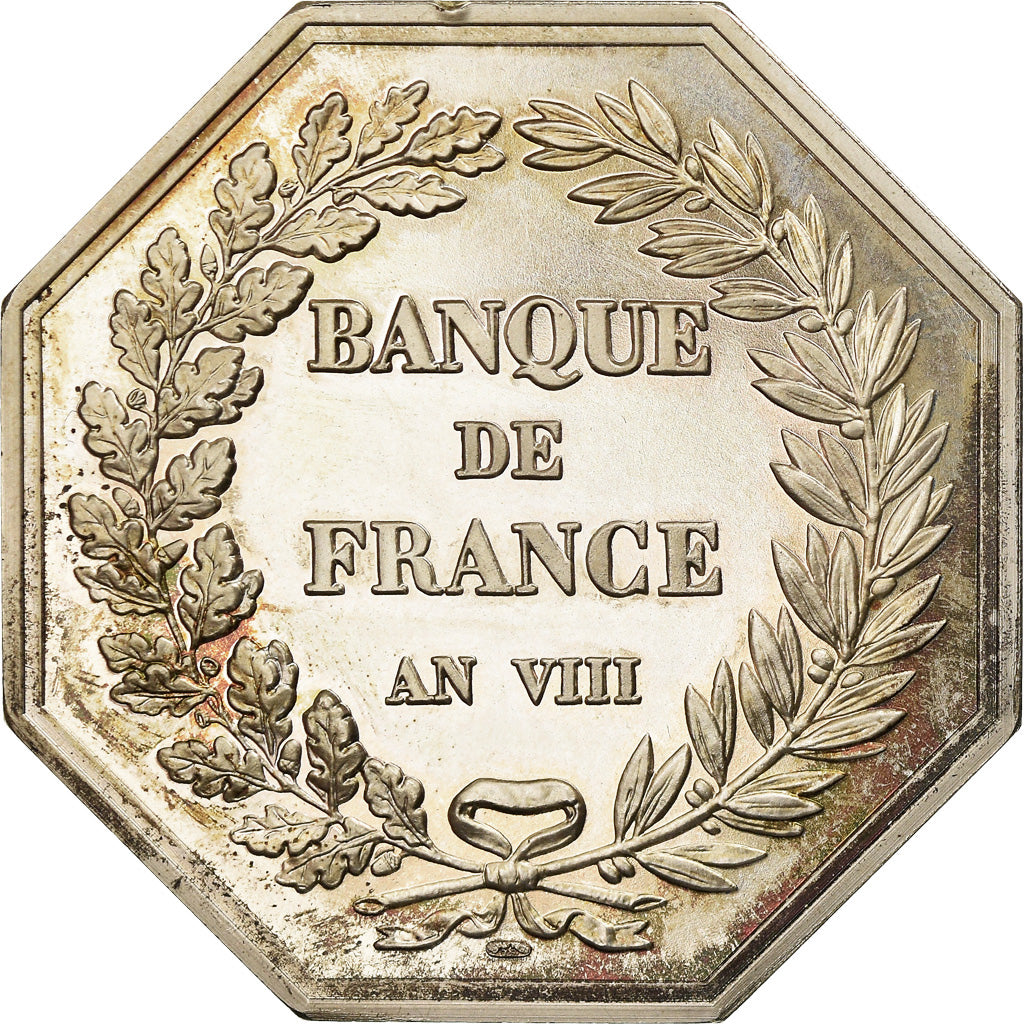 France, Token, Banque de France, An VIII, Dumarest, MS(63), Silver