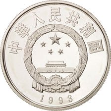 Coin, CHINA, PEOPLE'S REPUBLIC, 5 Yüan, 1993, MS(65-70), Silver, KM:532