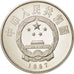 Coin, CHINA, PEOPLE'S REPUBLIC, 5 Yüan, 1987, MS(65-70), Silver, KM:172