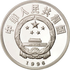 CHINA, PEOPLE'S REPUBLIC, 5 Yüan, 1996, STGL, Silber, KM:972