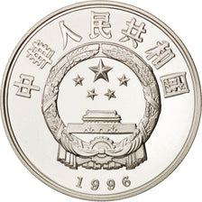 Moneda, CHINA, REPÚBLICA POPULAR, 5 Yüan, 1996, FDC, Plata, KM:974