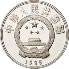 Coin, CHINA, PEOPLE'S REPUBLIC, 5 Yüan, 1995, MS(65-70), Silver, KM:866
