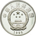 Münze, CHINA, PEOPLE'S REPUBLIC, 5 Yüan, 1995, STGL, Silber, KM:868