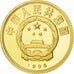 CINA, REPUBBLICA POPOLARE, 50 Yuan, 1996, FDC, Oro, KM:975