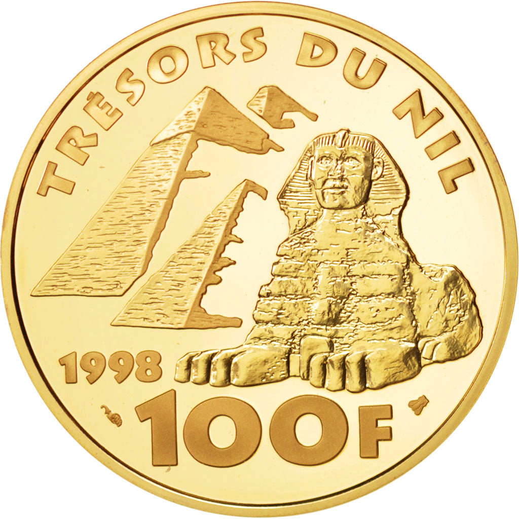 France, 100 Francs, 1998, MS(65-70), Gold, KM:1209, Gadoury:C223