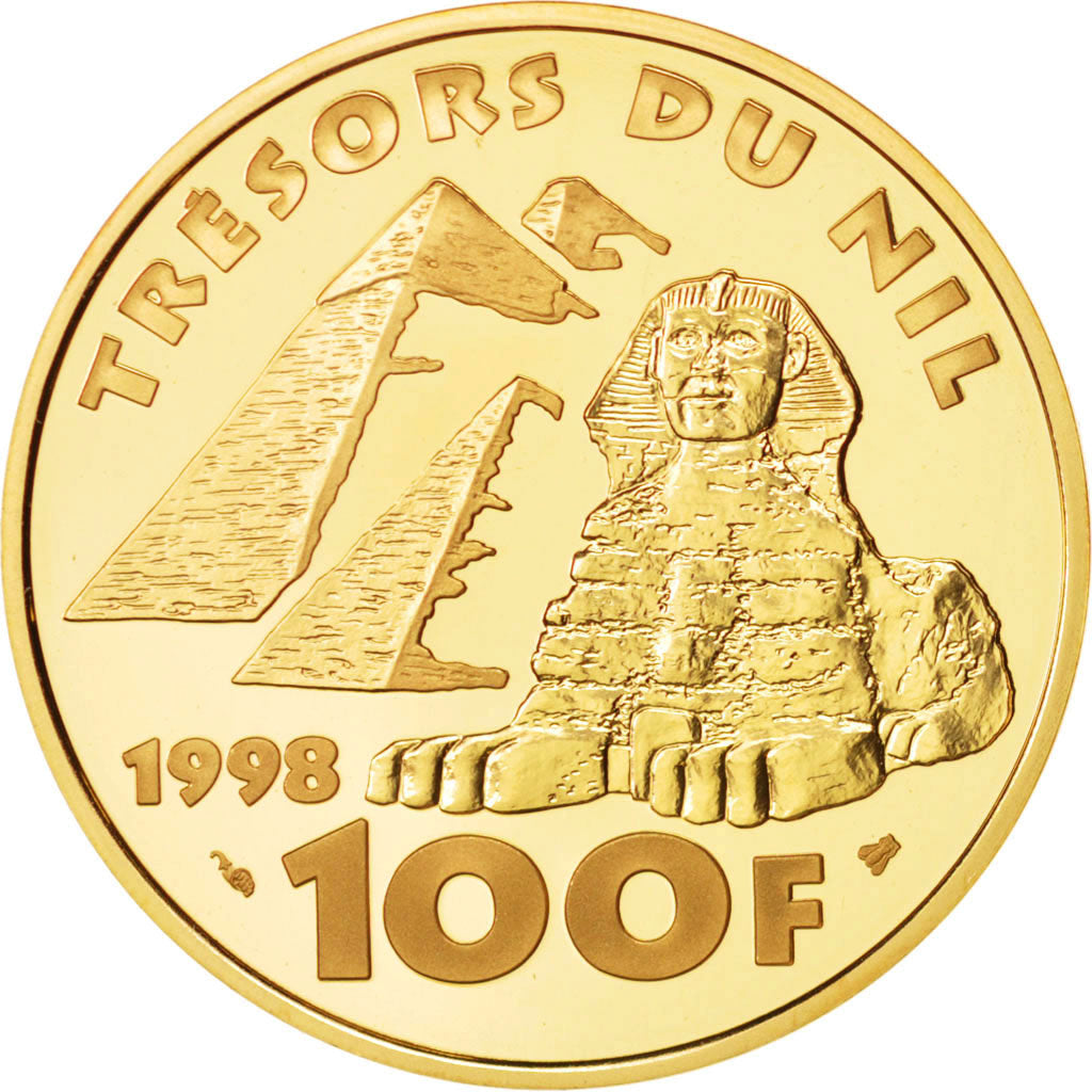 France, 100 Francs, 1998, MS(65-70), Gold, KM:1210, Gadoury:C222