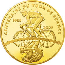 Francia, Monnaie de Paris, 50 Euro, Centenaire Du Tour De France, 2003, FDC