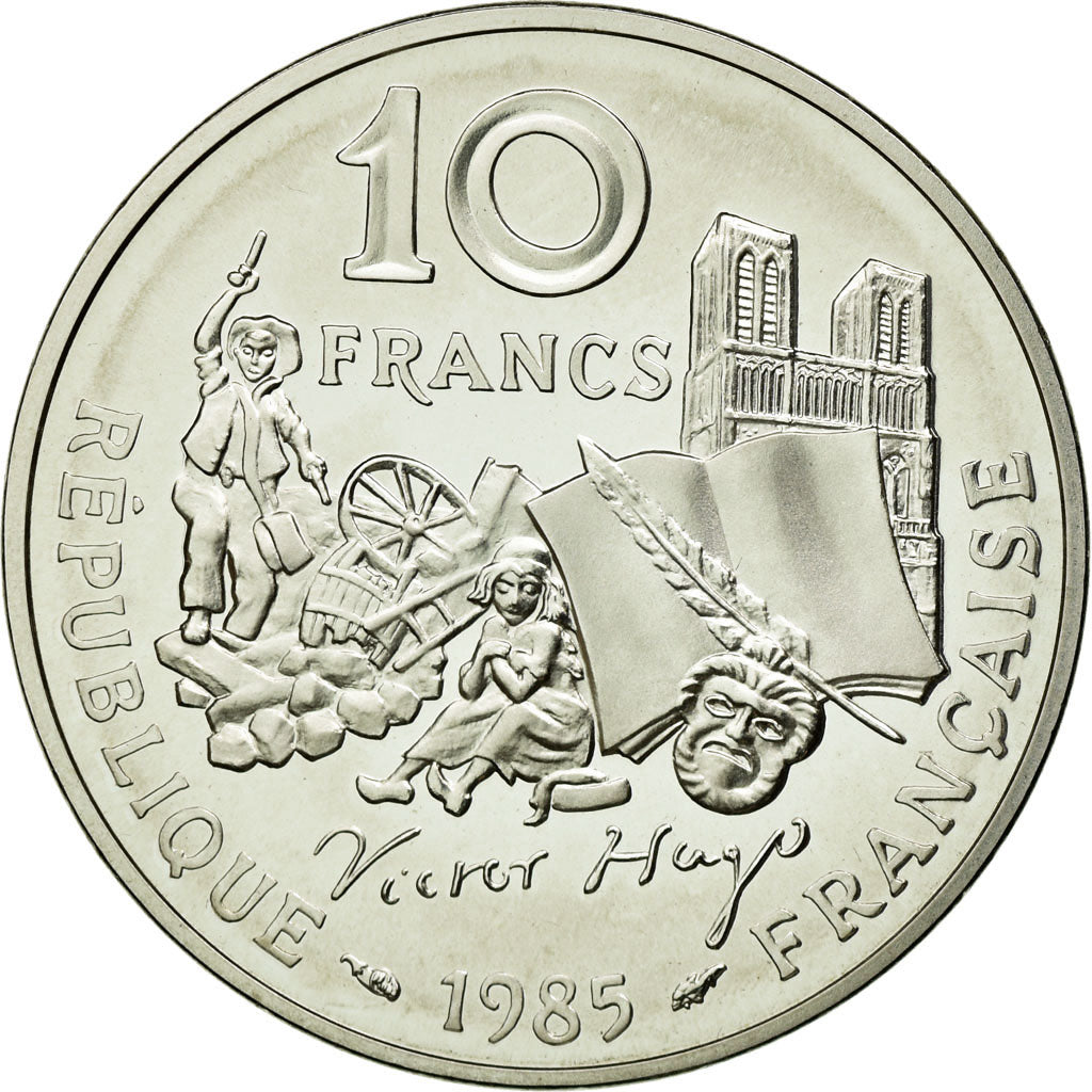 Coin, France, 10 Francs, 1985, MS(65-70), Silver, KM:956a, Gadoury:819