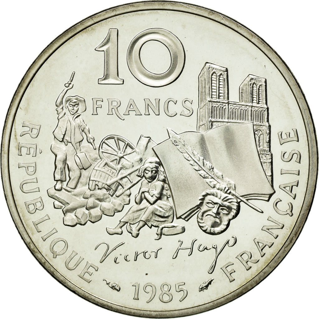 Coin, France, 10 Francs, 1985, MS(65-70), Silver, KM:956a, Gadoury:819