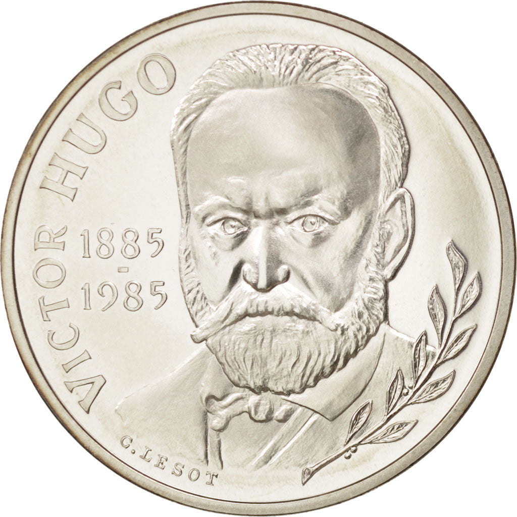 France, 10 Francs, 1985, MS(65-70), Silver, KM:956a, Gadoury:819