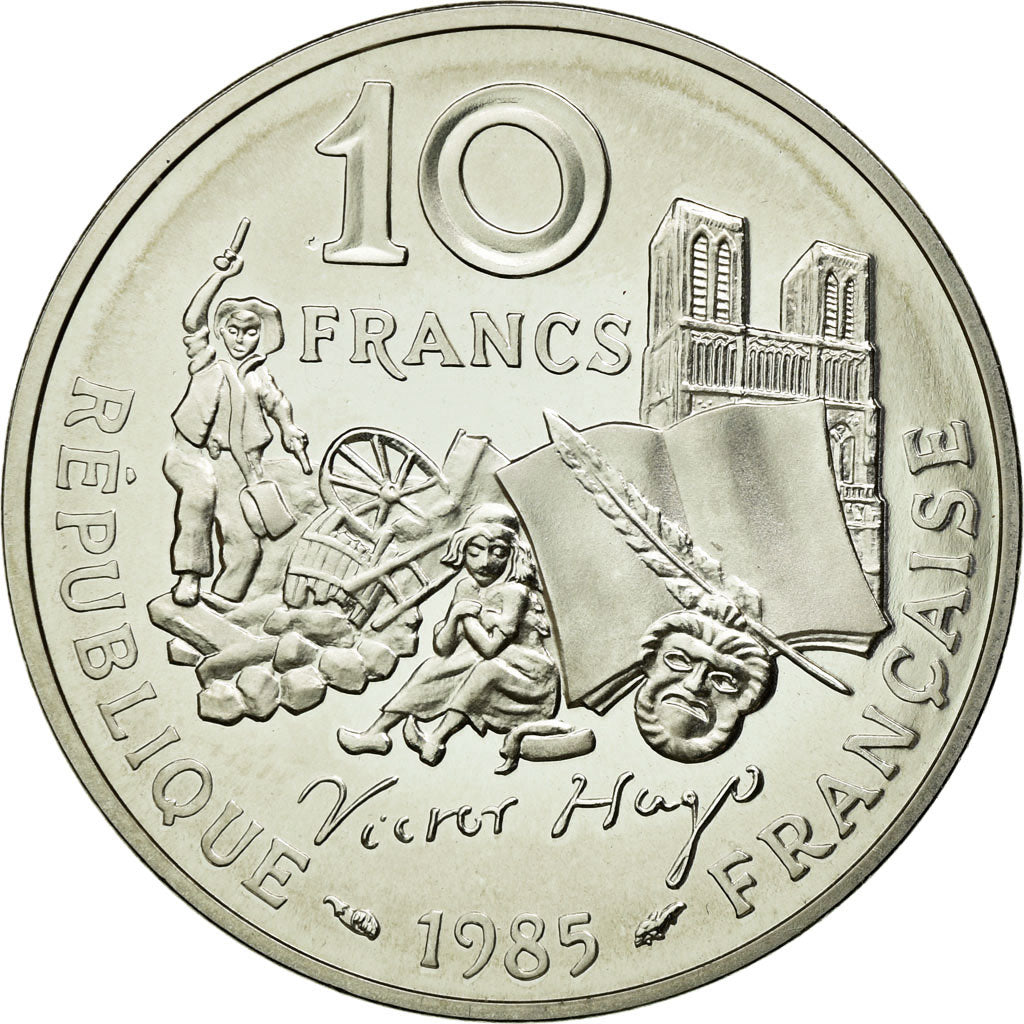 Coin, France, 10 Francs, 1985, MS(65-70), Silver, KM:956a, Gadoury:819