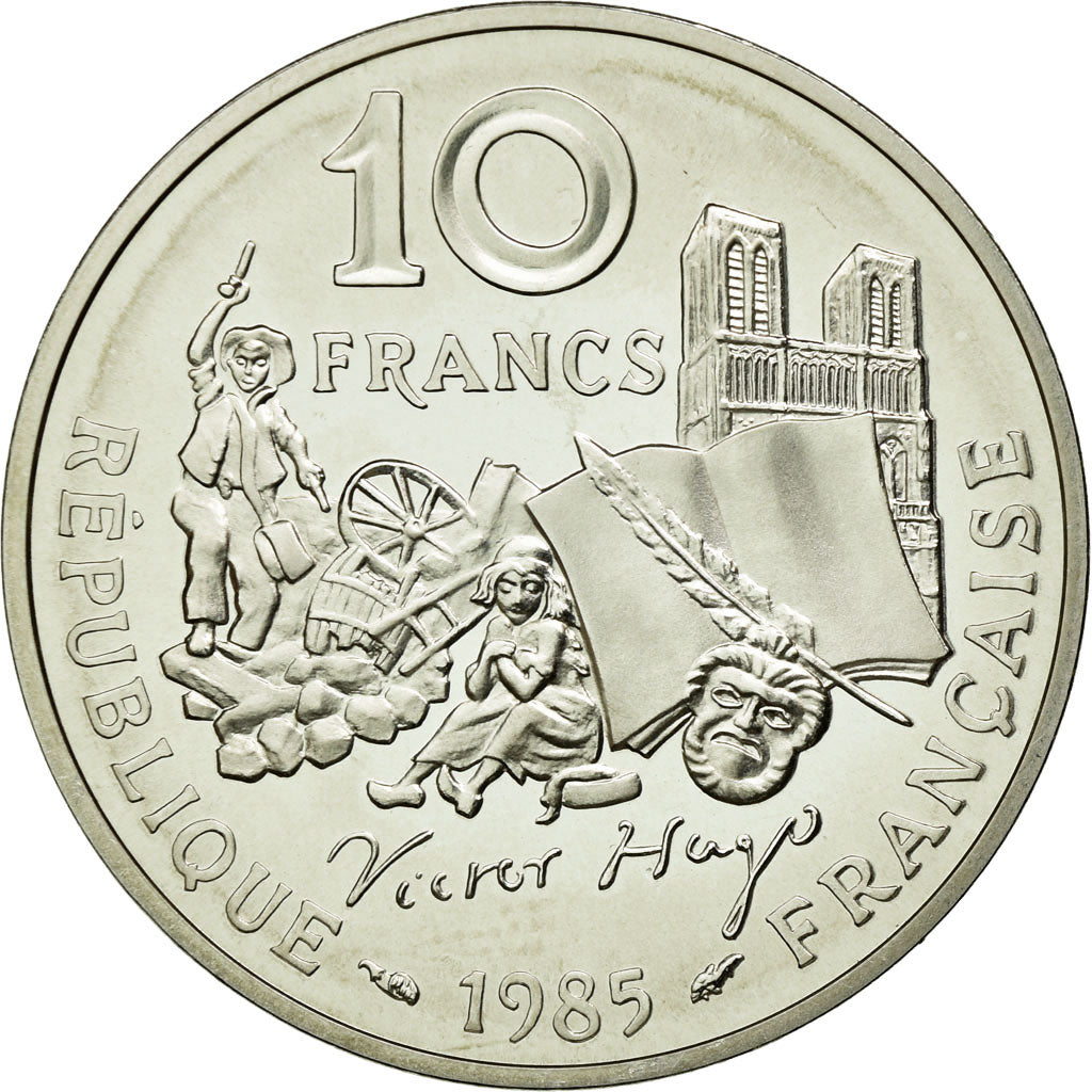 Coin, France, 10 Francs, 1985, MS(65-70), Silver, KM:956a, Gadoury:819