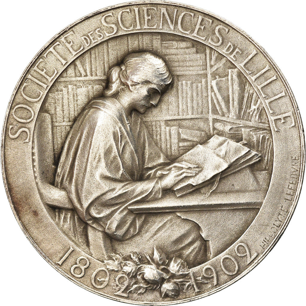 Francia, medaglia, Société des Sciences de Lille, Arts & Culture, 1902