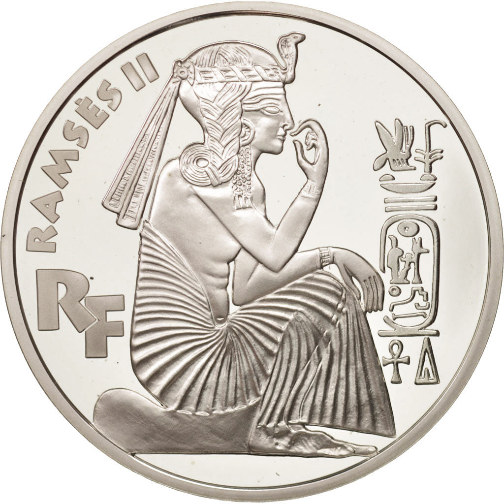 France, 10 Francs, 1998, MS(65-70), Silver, KM:1207, Gadoury:C221