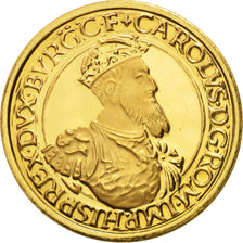 Coin, Belgium, 50 Ecu, 1987, Brussels, MS(65-70), Gold, KM:167