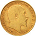 Gran Bretagna, Edward VII, 1/2 Sovereign, 1909, BB, Oro, KM:804