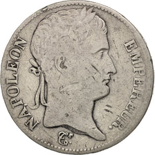 France, 5 Francs, 1812, Rouen, F(12-15), Silver, KM:694.2, Gadoury:584