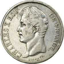 Monnaie, France, Charles X, 5 Francs, 1829, Marseille, TB+, Argent, KM:728.10