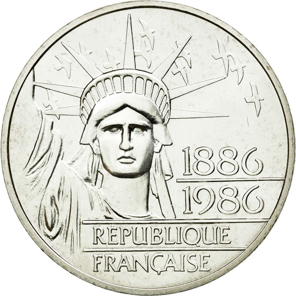 Monnaie, France, Statue de la Liberté, 100 Francs, 1986, SPL, Argent, KM:960