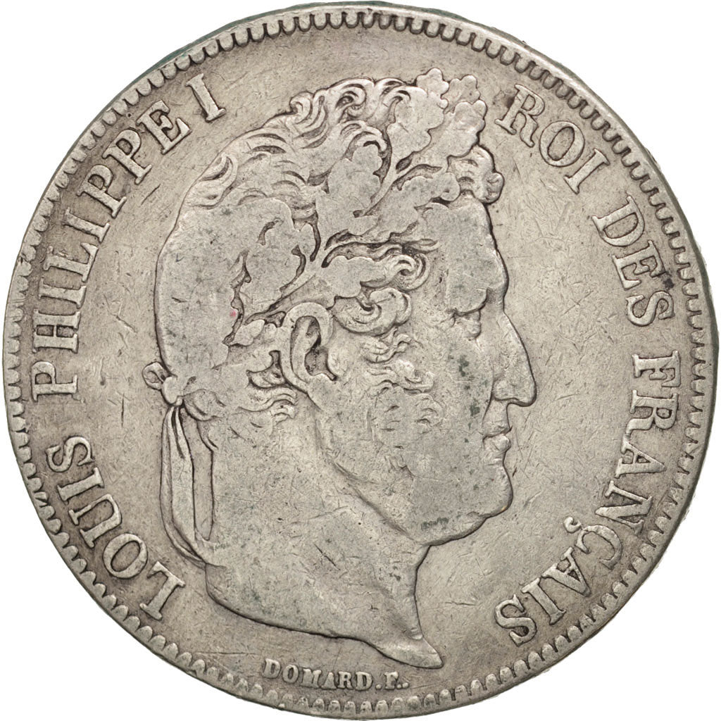 Monnaie, France, Louis-Philippe, 5 Francs, 1835, Nantes, TB, Argent, KM:749.12