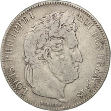 Monnaie, France, Louis-Philippe, 5 Francs, 1835, Nantes, TB, Argent, KM:749.12