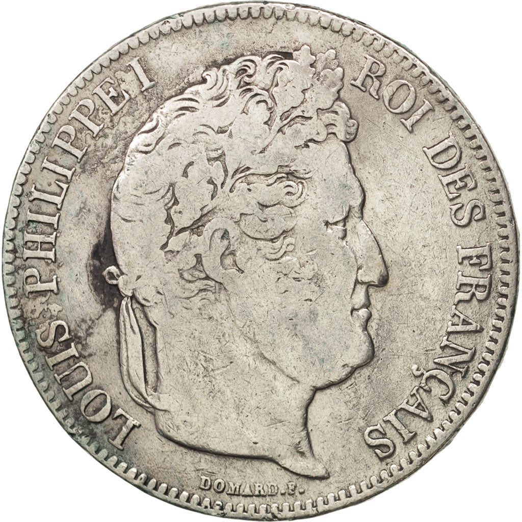 Coin, France, Louis-Philippe, 5 Francs, 1834, Perpignan, VF(20-25), Silver