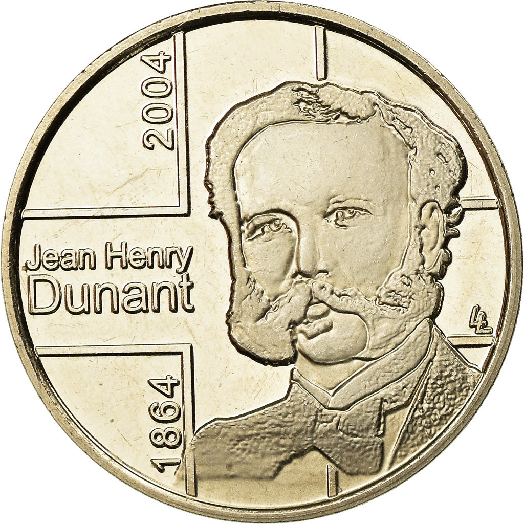Belgium, Token, Medicine, Croix Rouge de Belgique, 2004, MS(63), Copper-nickel