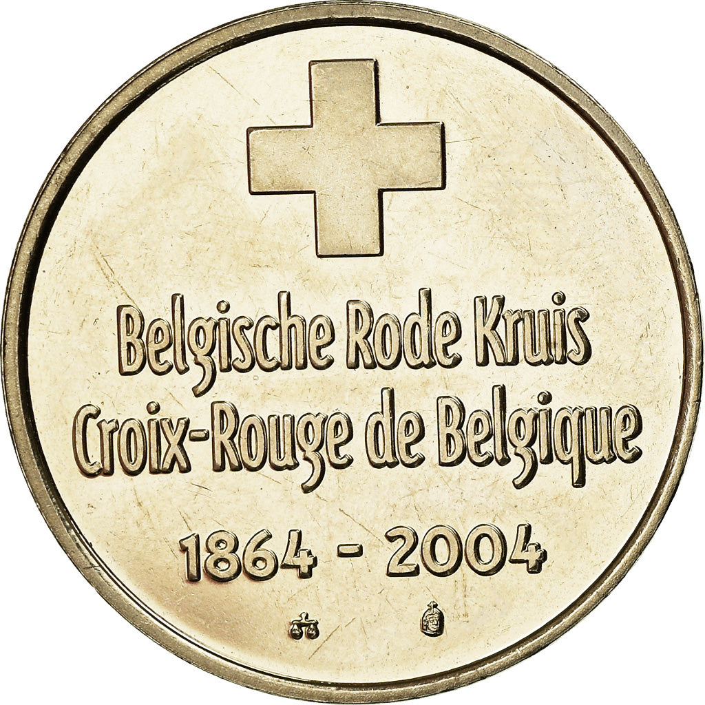 Belgium, Token, Medicine, Croix Rouge de Belgique, 2004, MS(63), Copper-nickel