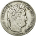 Moneda, Francia, Louis-Philippe, 5 Francs, 1834, Toulouse, BC+, Plata, KM:749.9