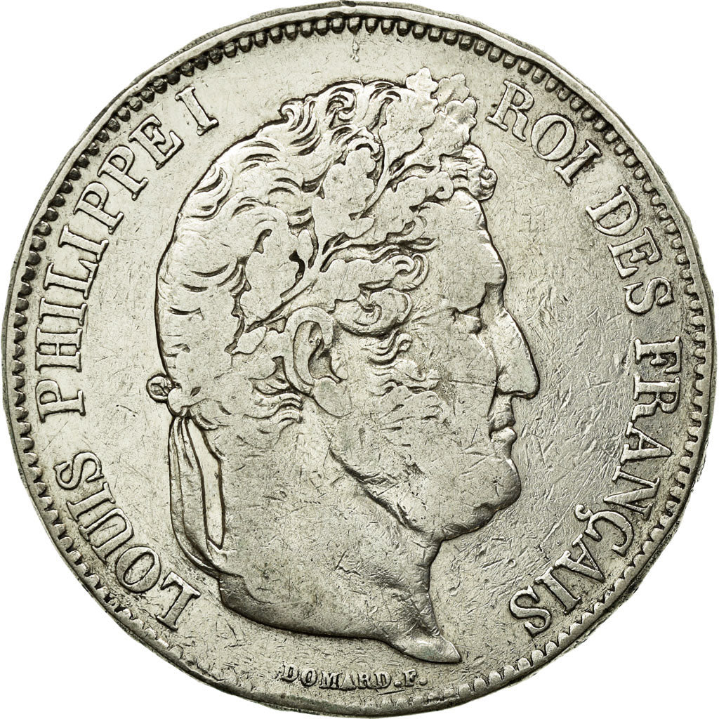 Coin, France, Louis-Philippe, 5 Francs, 1832, Paris, VF(30-35), Silver