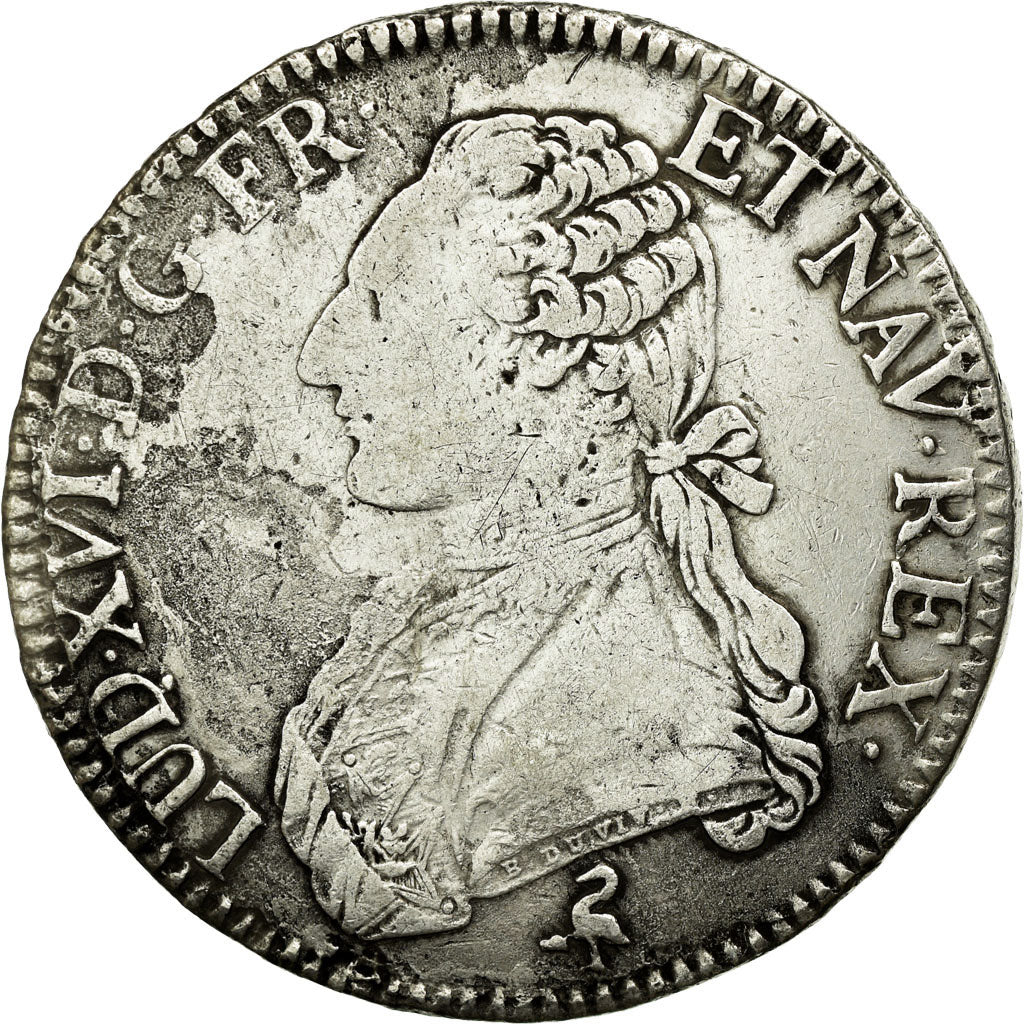 Moneta, Francia, Louis XVI, Écu aux branches d'olivier, Ecu, 1790, Paris, MB+