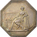 France, Token, Louis XVIII, Agriculture, MS(60-62), Silver