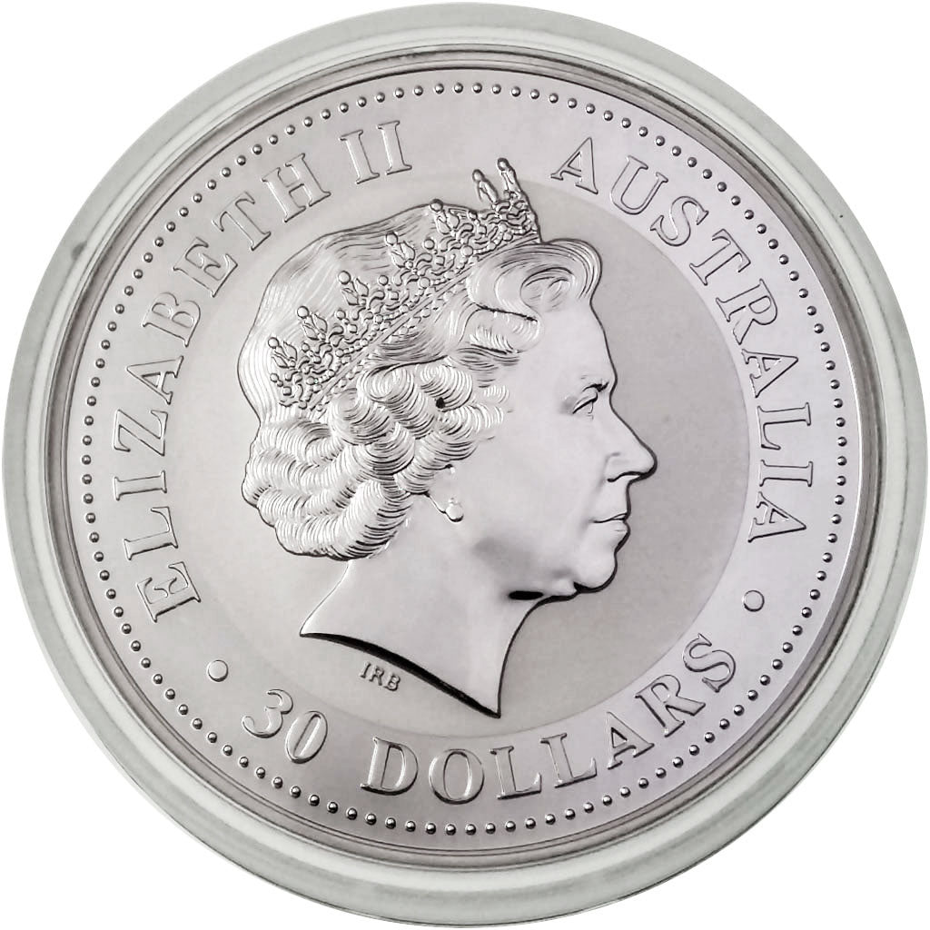Australia, Elizabeth II, 30 Dollars, 2002, Perth, MS(65-70), Silver, KM:586