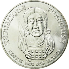 Coin, France, Clovis, 100 Francs, 1996, AU(55-58), Silver, KM:1180, Gadoury:953