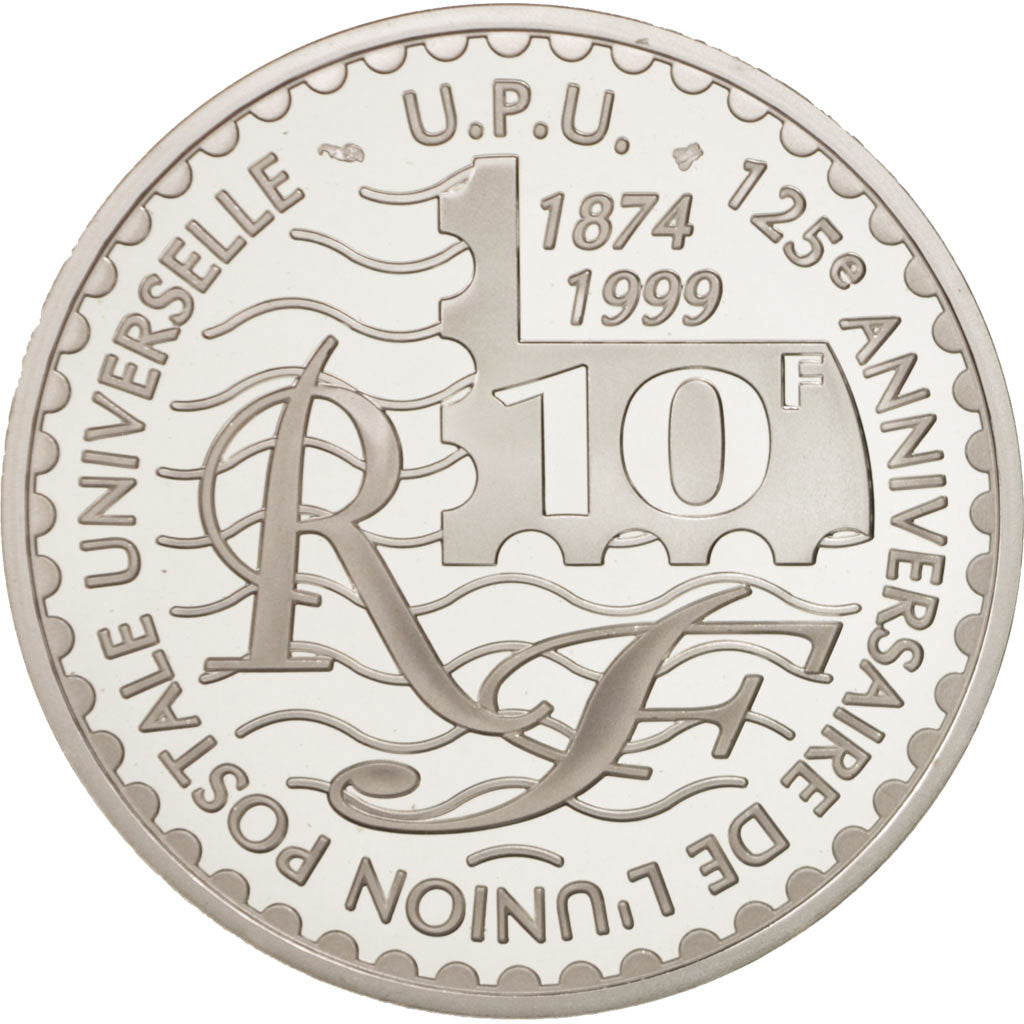 Francia, 10 Francs, 1999, Paris, FDC, Argento, KM:1398, Gadoury:C 232